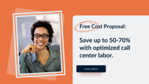 Learn more about savings from call center outsourcing