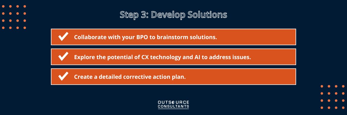 Step 3: Develop Solutions