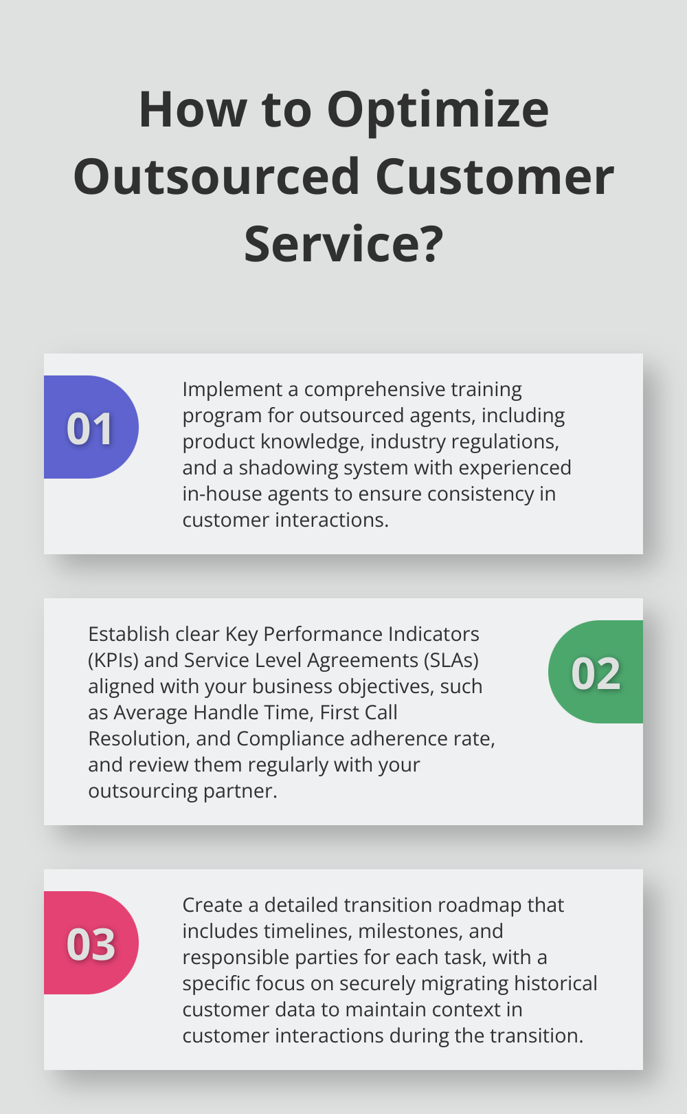 Infographic: How to Optimize Outsourced Customer Service?